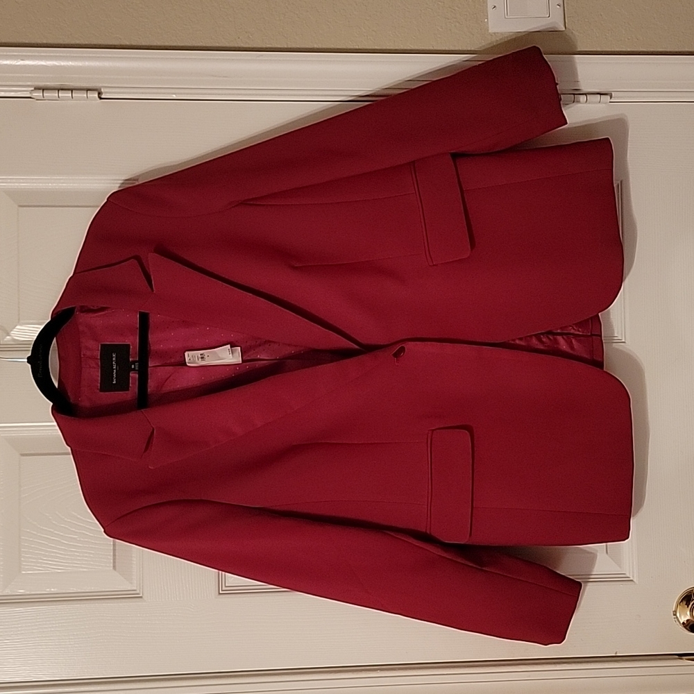 Banana Republic Red Classic Blazer